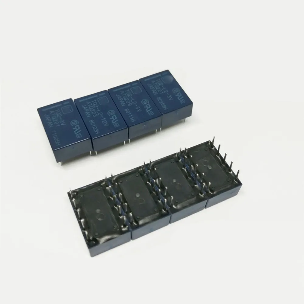 10PCS/Lot Signal Relay TQ2-L2-3V 5V 12V 24V ATQ221 ATQ229 ATQ223 ATQ224 1A 10PIN Double Coil