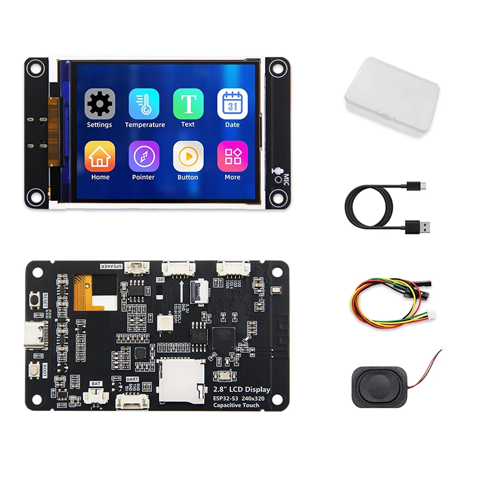 ESP32-S3 Development Board Wifi Bluetooth Intelligent Display Screen 2.8-inch TFT Module Touch Screen Supports Xiaozhi Type C